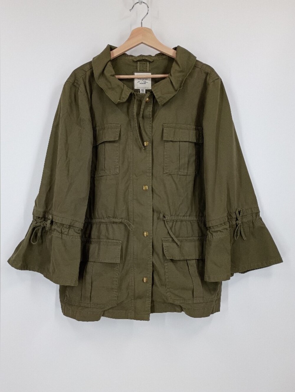 Banana Republic X Olivia Palermo Bell Sleeve Surplus Jacket